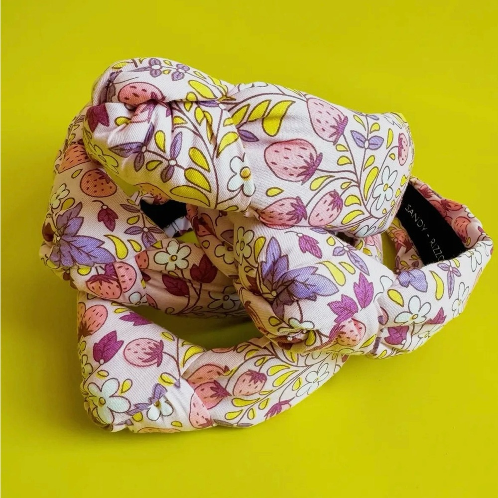 Strawberry Knotted Headband